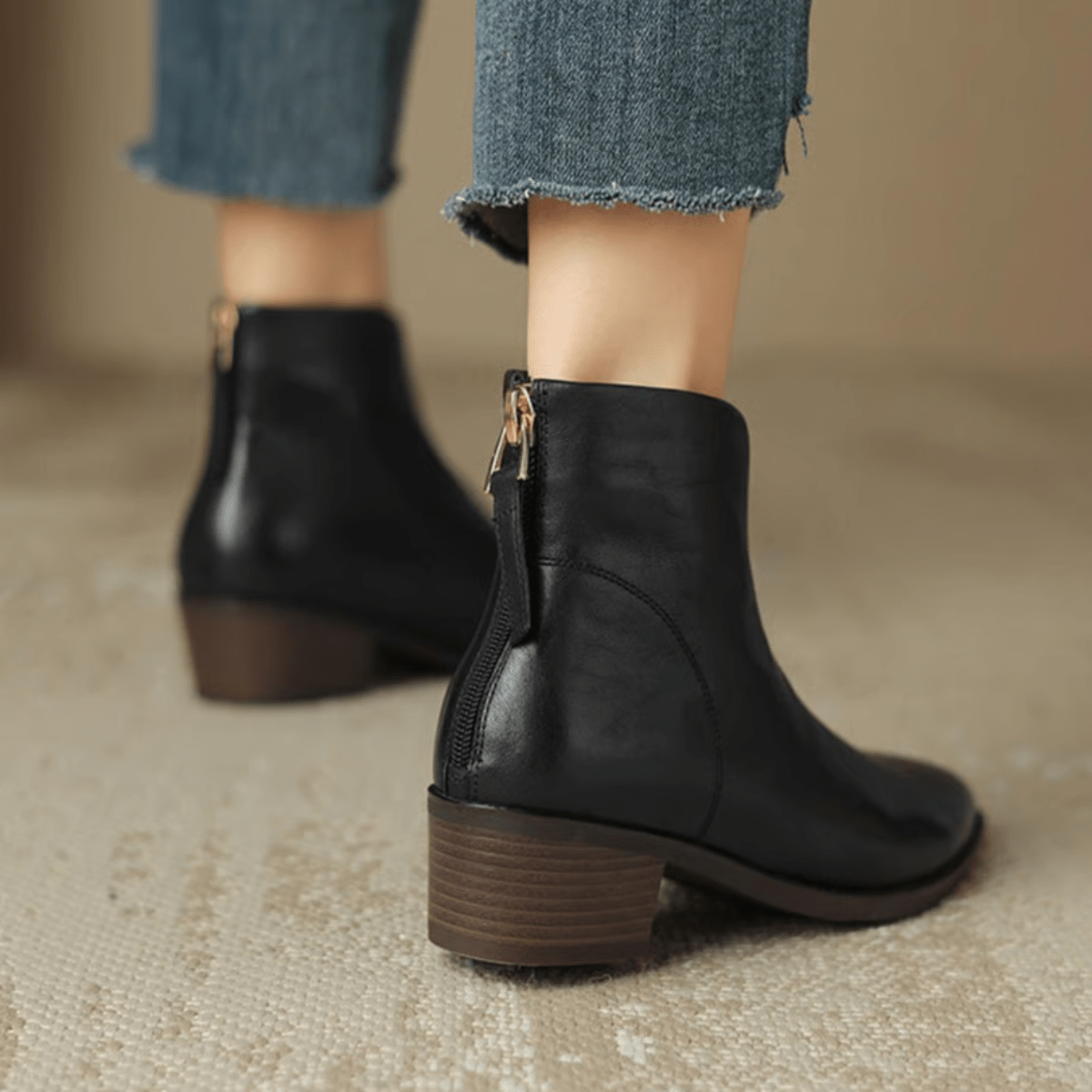 Lorena | Stivaletti Eleganti con Tacco Basso