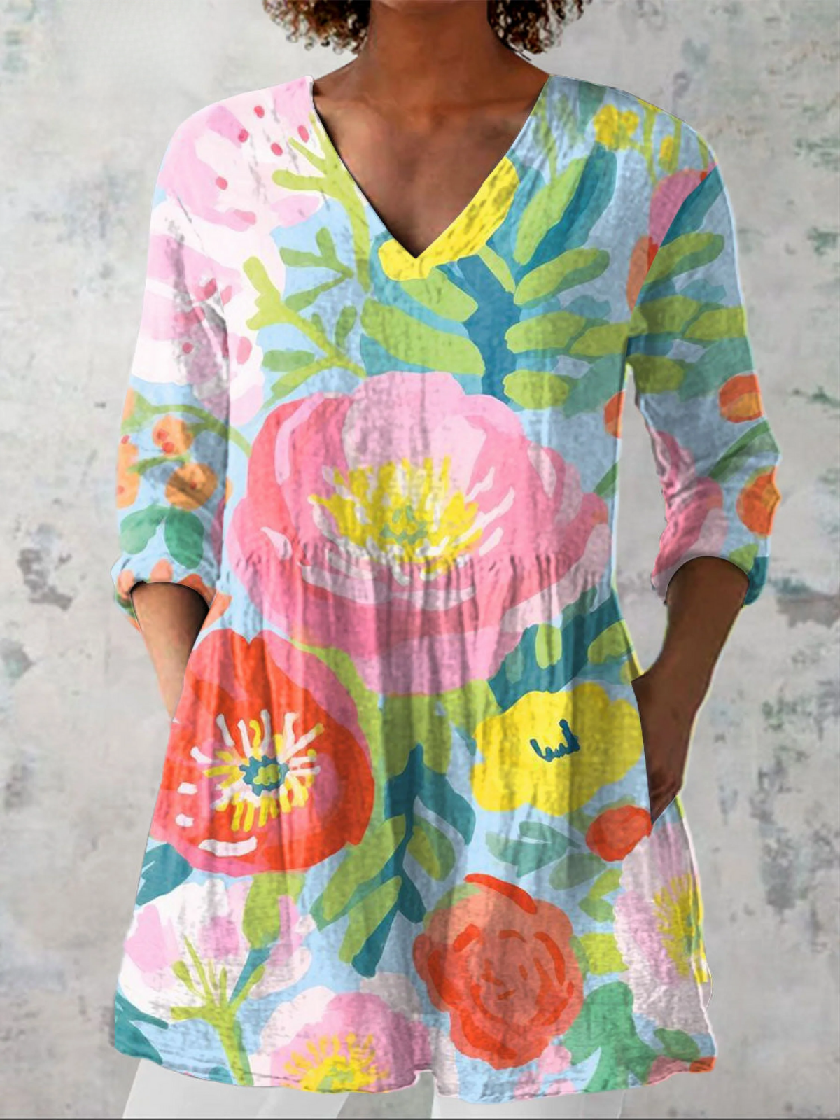 Carisia | Blusa Lunga Floreale