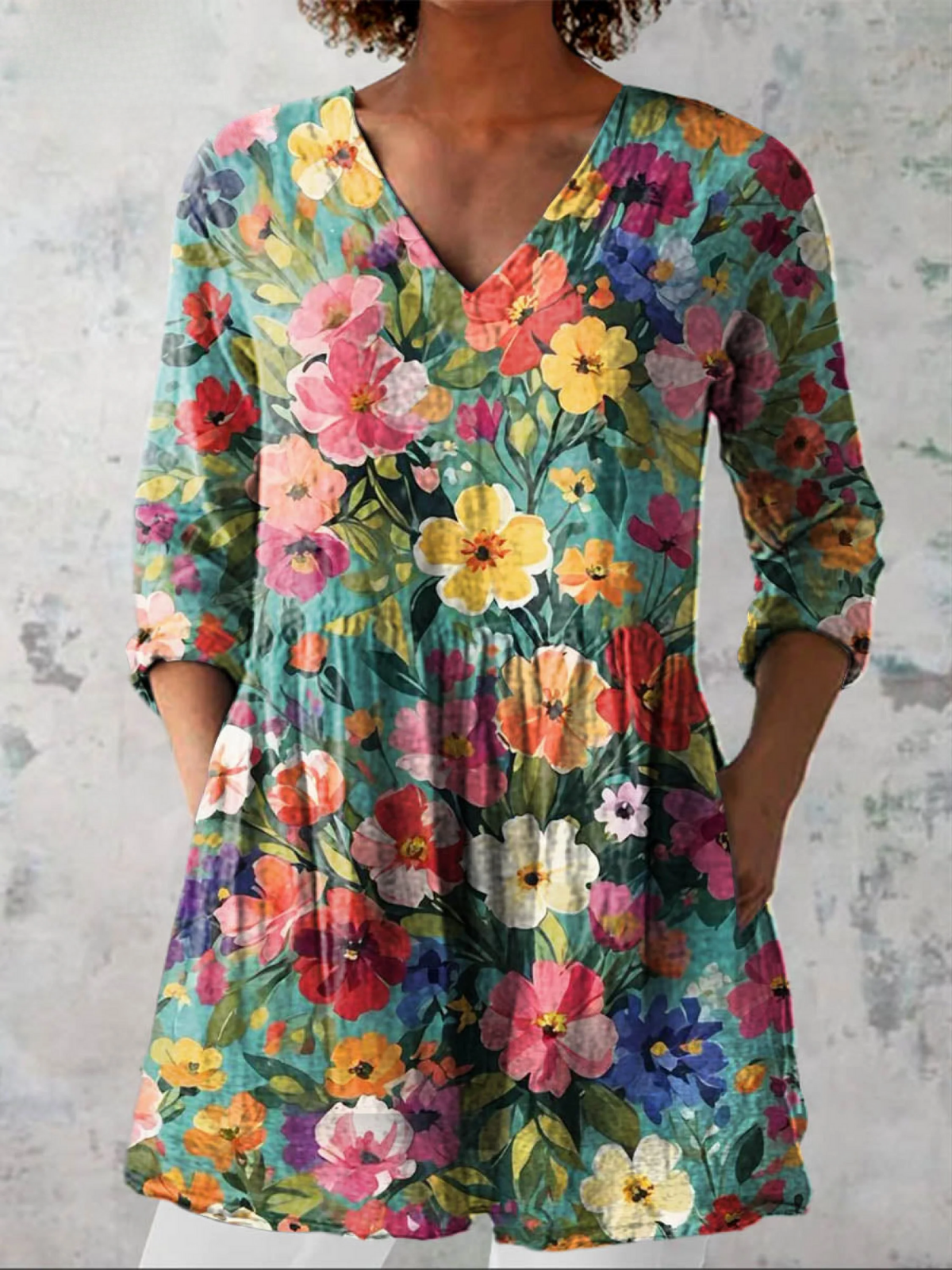 Gaetana | Blusa Lunga Floreale