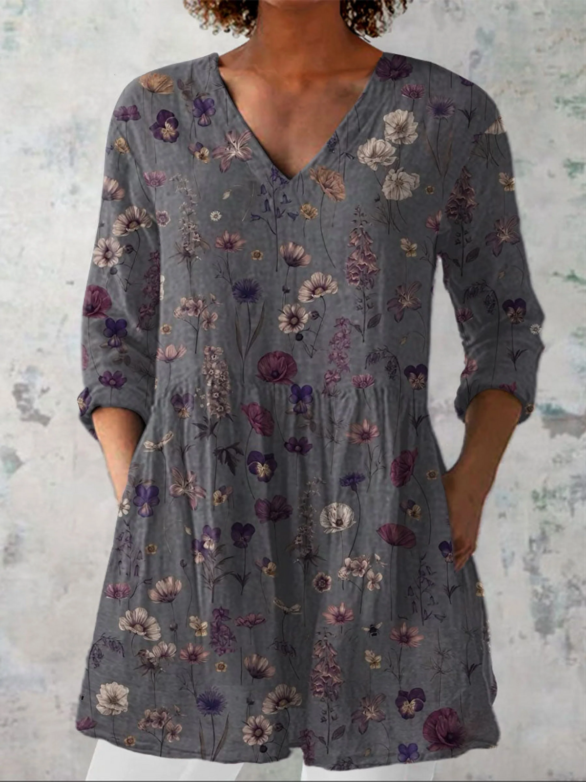 Raffaelita | Blusa Lunga Floreale