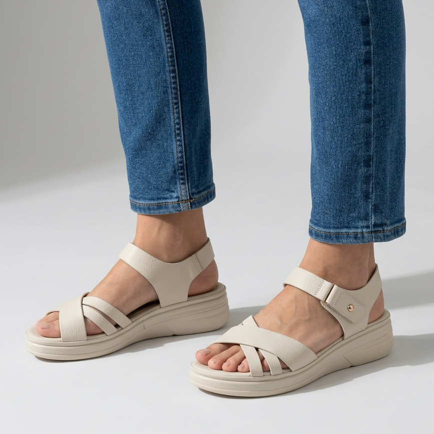 Valentina | Sandali Comfort Naturale