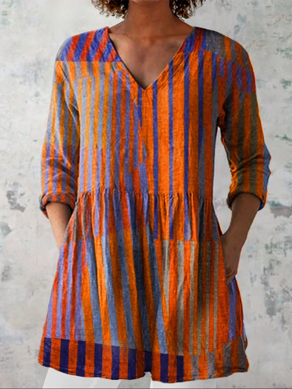 Italia | Blusa Lunga a Righe