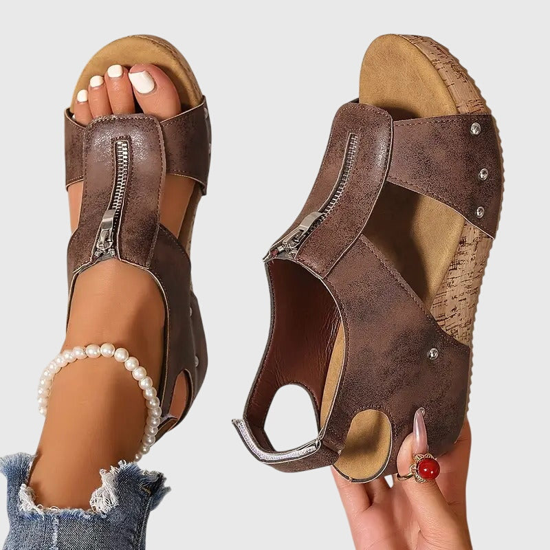 Samira | Sandali Comfort con Zip