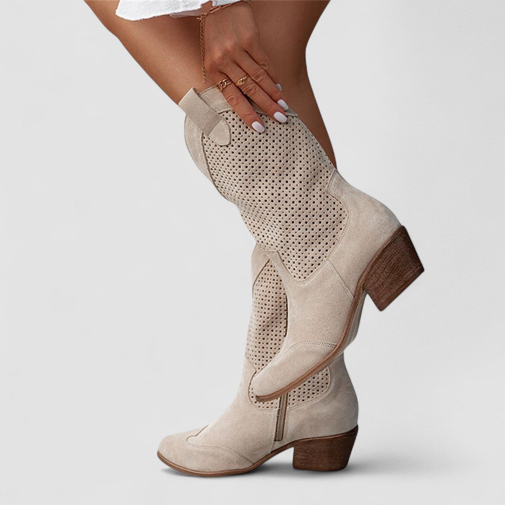 Megan | Stivali Western Traforati