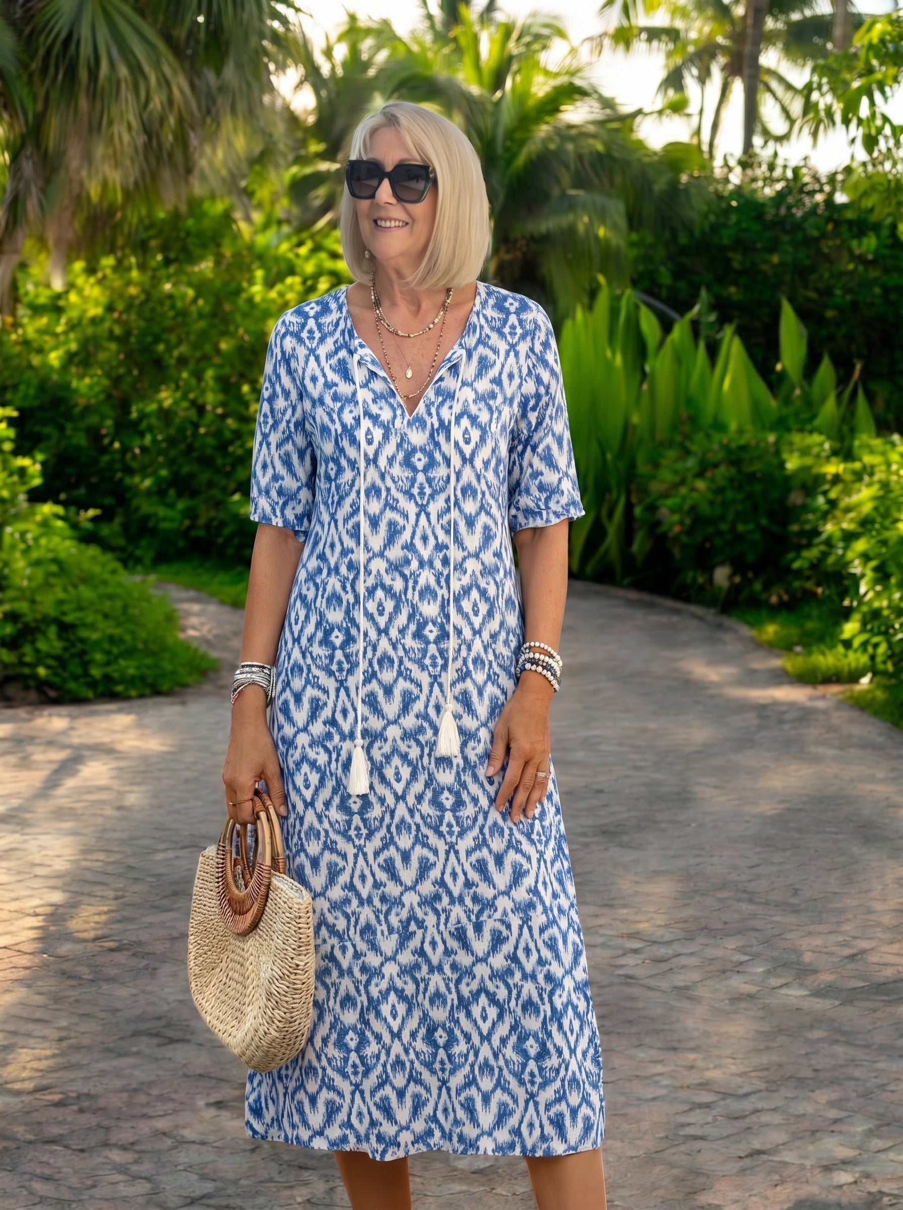 Ottavia | Abito Midi Boho Raffinato