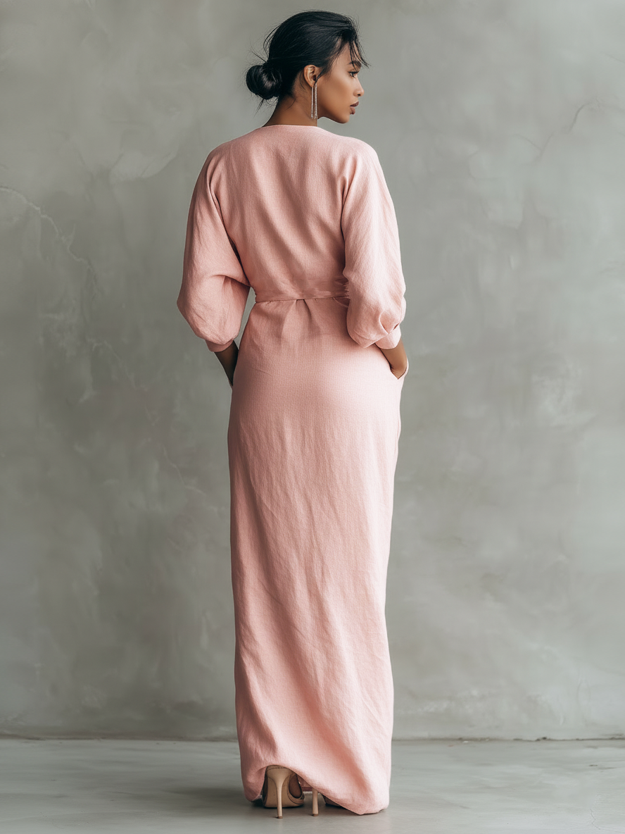 Chiara | Abito Maxi Eleganza Naturale