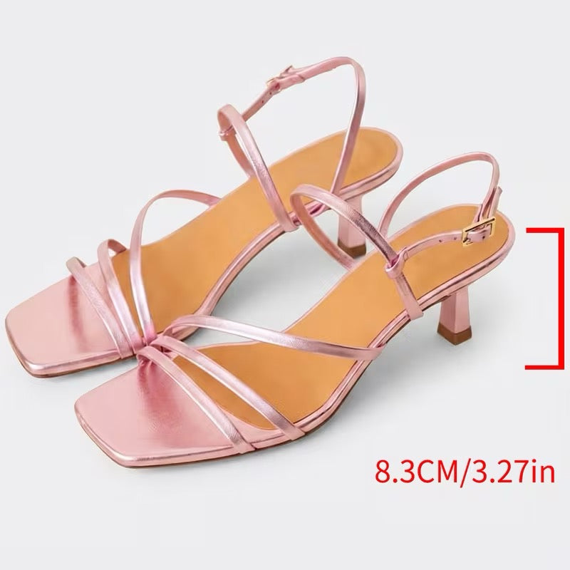 Serena | Sandali Eleganti con Tacco Alto