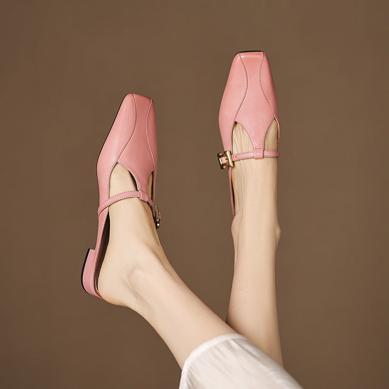 Lavinia | Mules con Cinturino a T