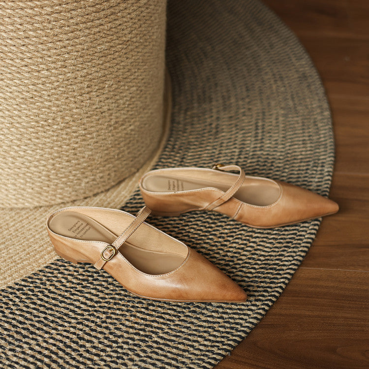 Luna | Mules Mary Jane a Punta