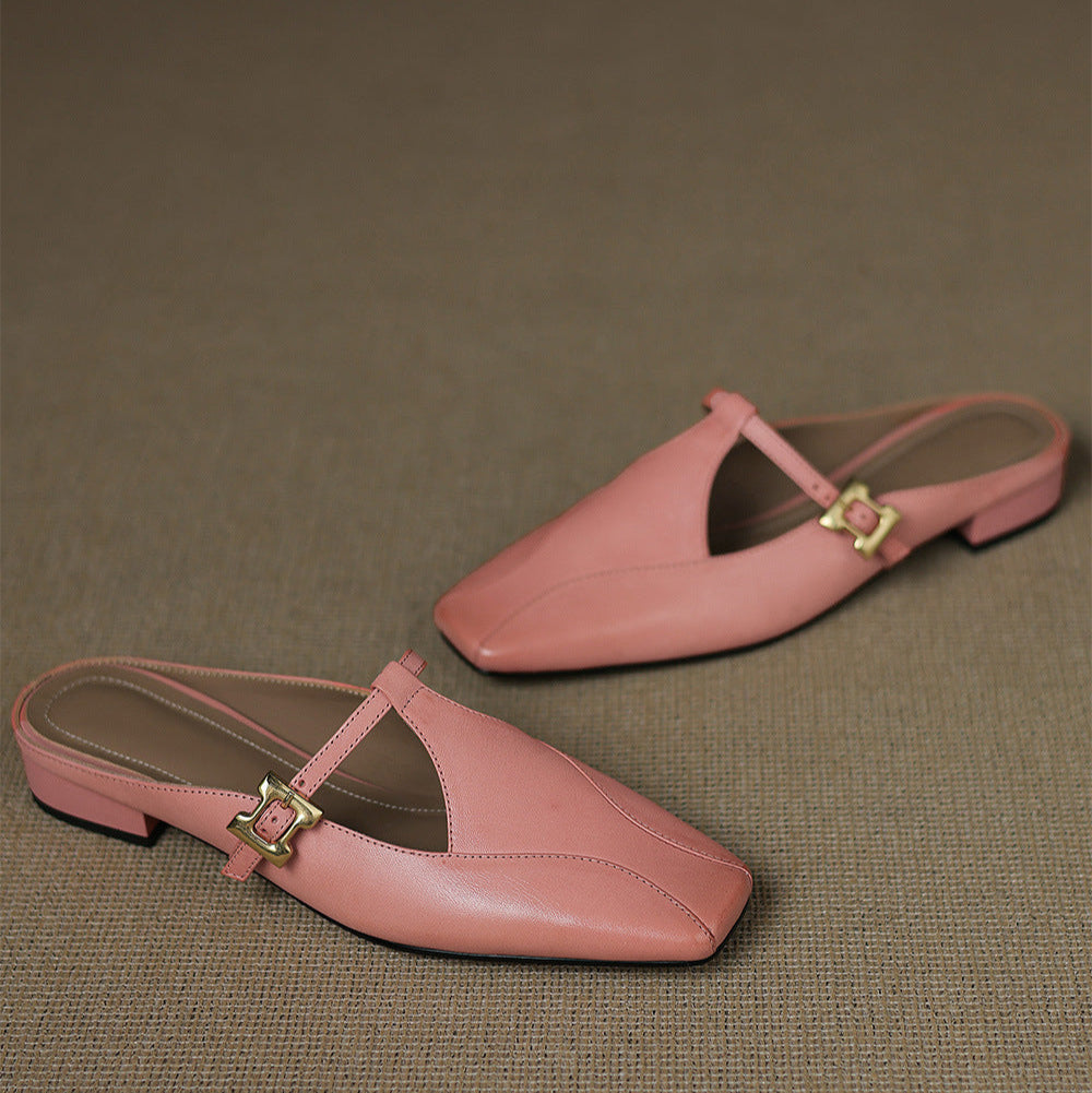 Lavinia | Mules con Cinturino a T