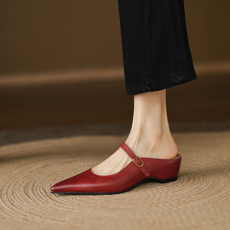 Luna | Mules Mary Jane a Punta