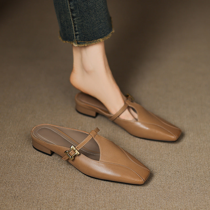 Lavinia | Mules con Cinturino a T