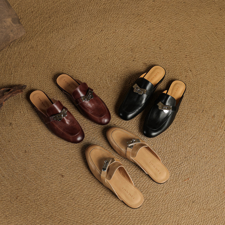 Mariagrazia | Mules Mocassino con Fibbia