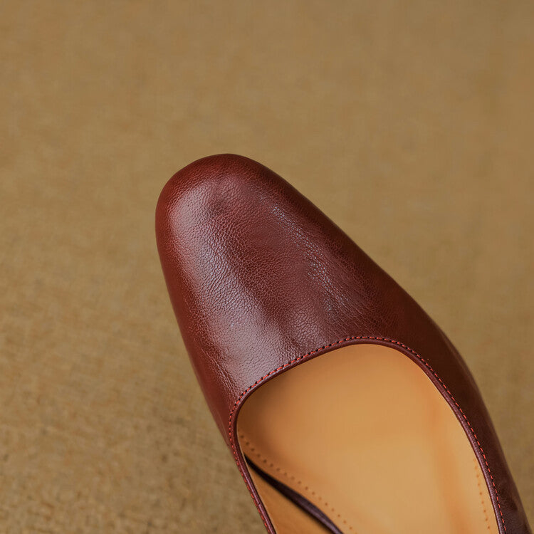 Manuela | Mules Mary Jane con Tacco