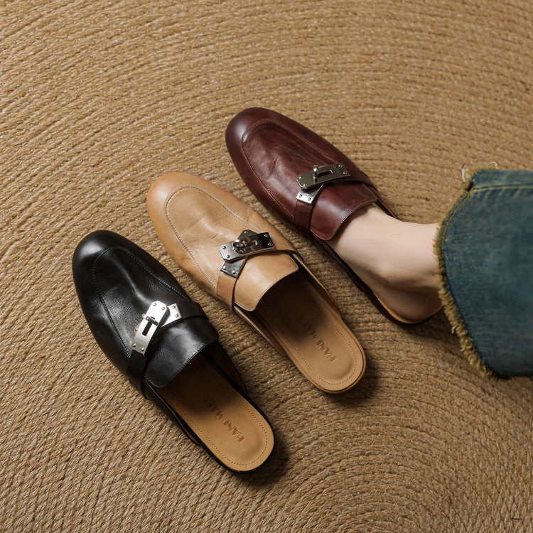 Mariagrazia | Mules Mocassino con Fibbia