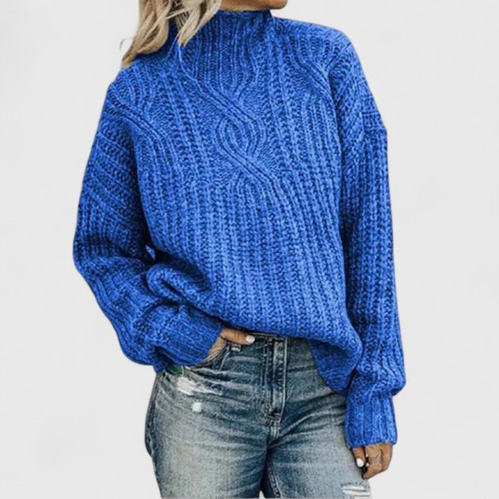 Elisabetta | Maglia Calda a Collo Alto