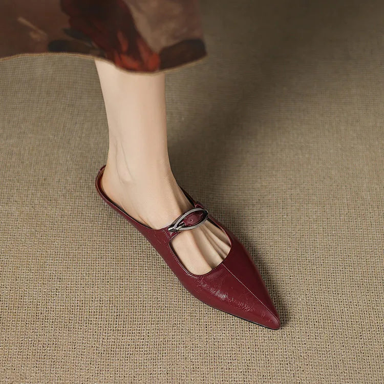 Regine | Mules a Punta con Fibbia