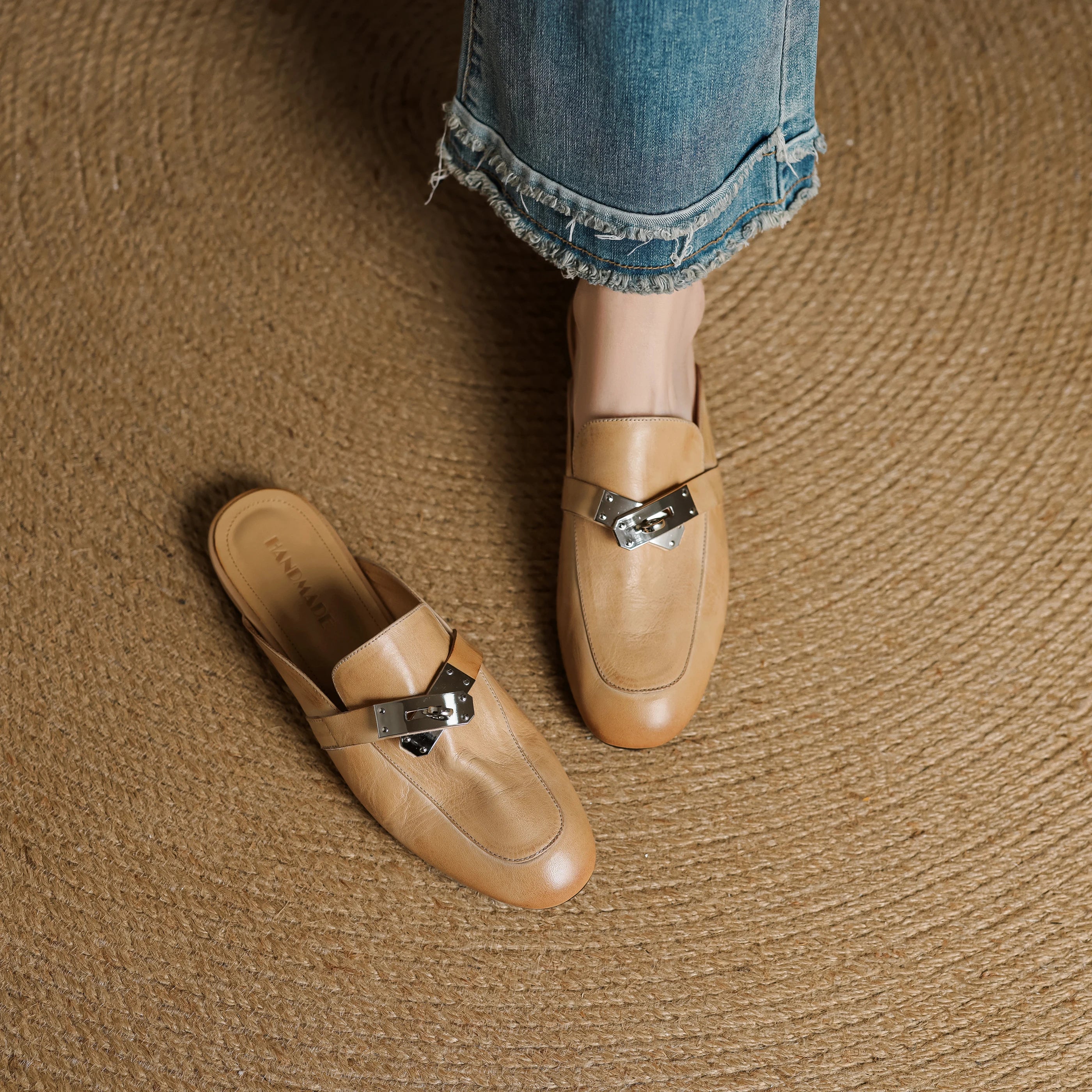 Mariagrazia | Mules Mocassino con Fibbia