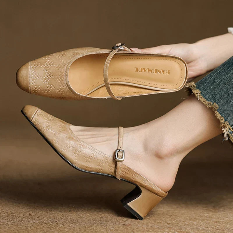 Liana | Mules Mary Jane con Tacco