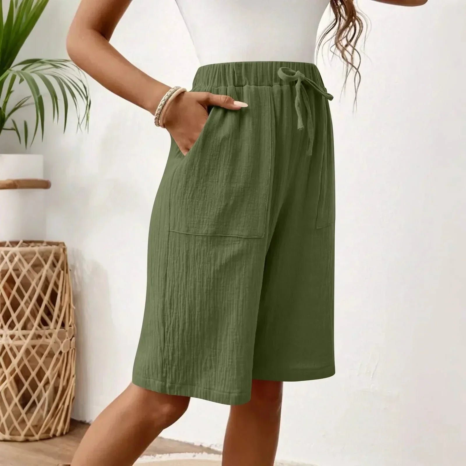 Sienna | Shorts in cotone e lino