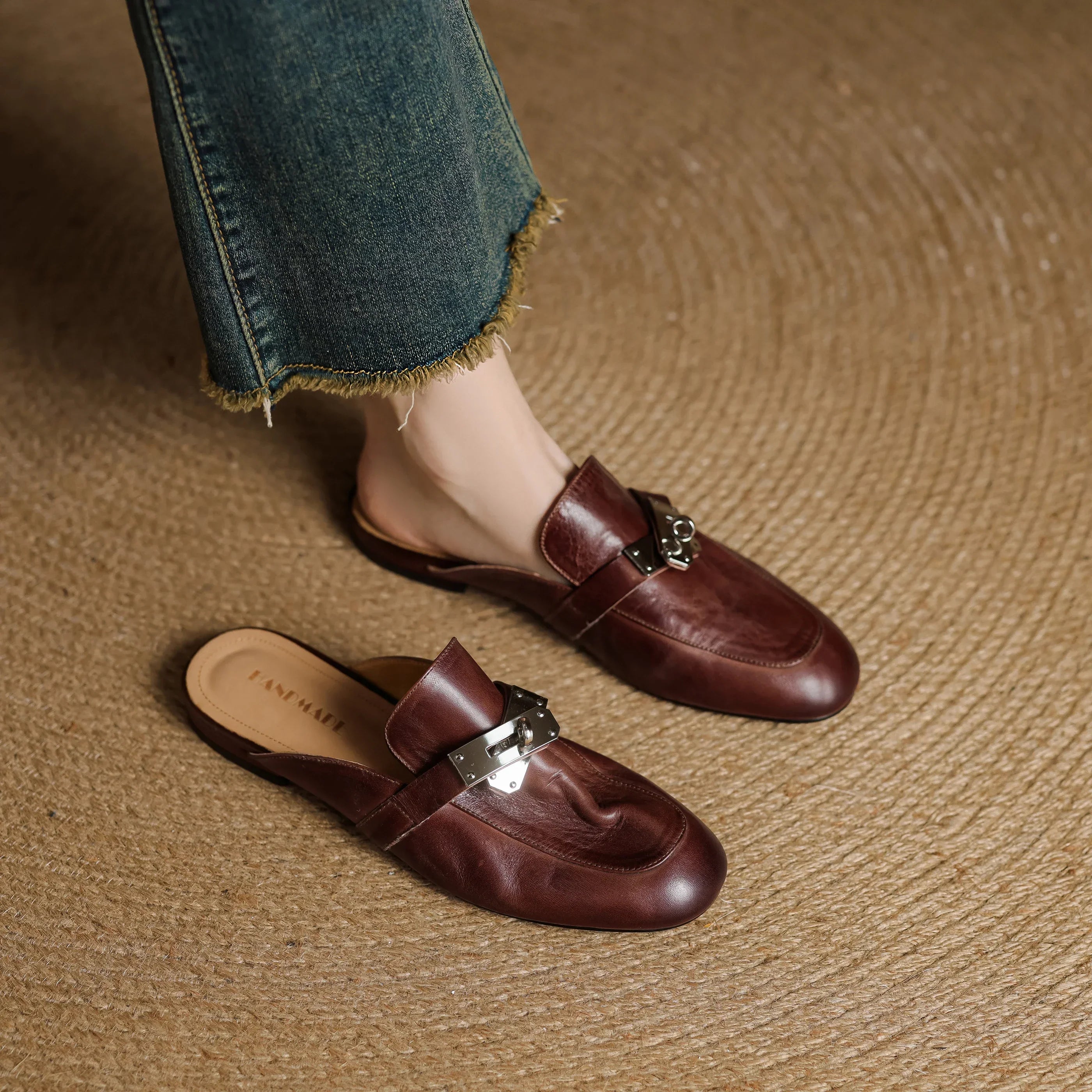 Mariagrazia | Mules Mocassino con Fibbia