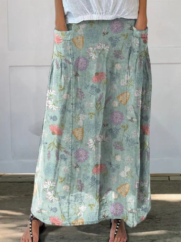 Apollonia | Gonna Maxi Floreale