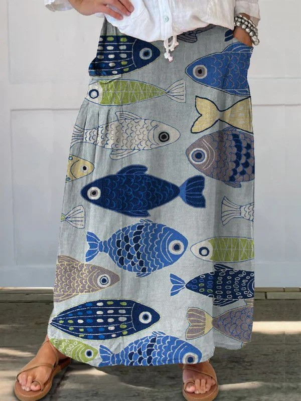 Alda | Gonna Maxi Fantasia Marina
