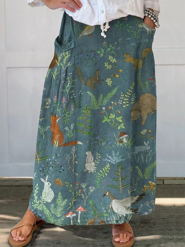 Ubalda | Gonna Maxi Fantasia Bosco