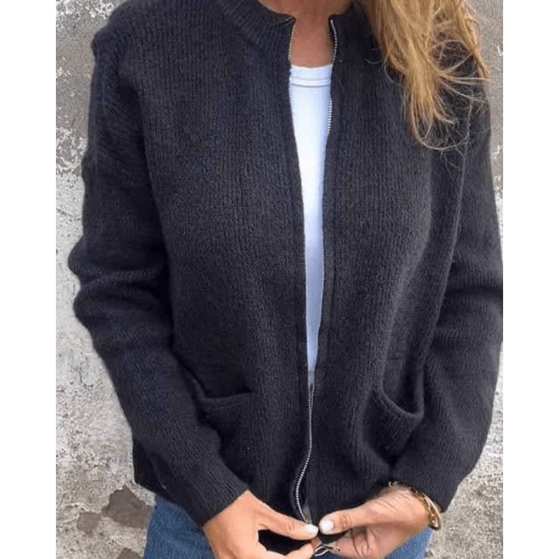 Almira | Cardigan Casual con Tasche Laterali