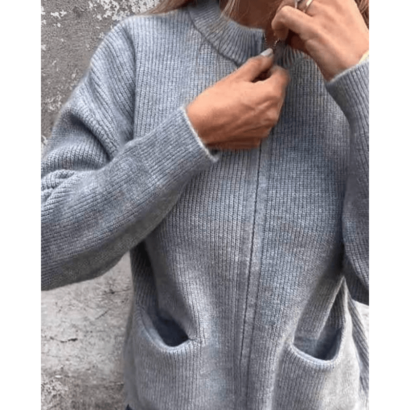 Almira | Cardigan Casual con Tasche Laterali