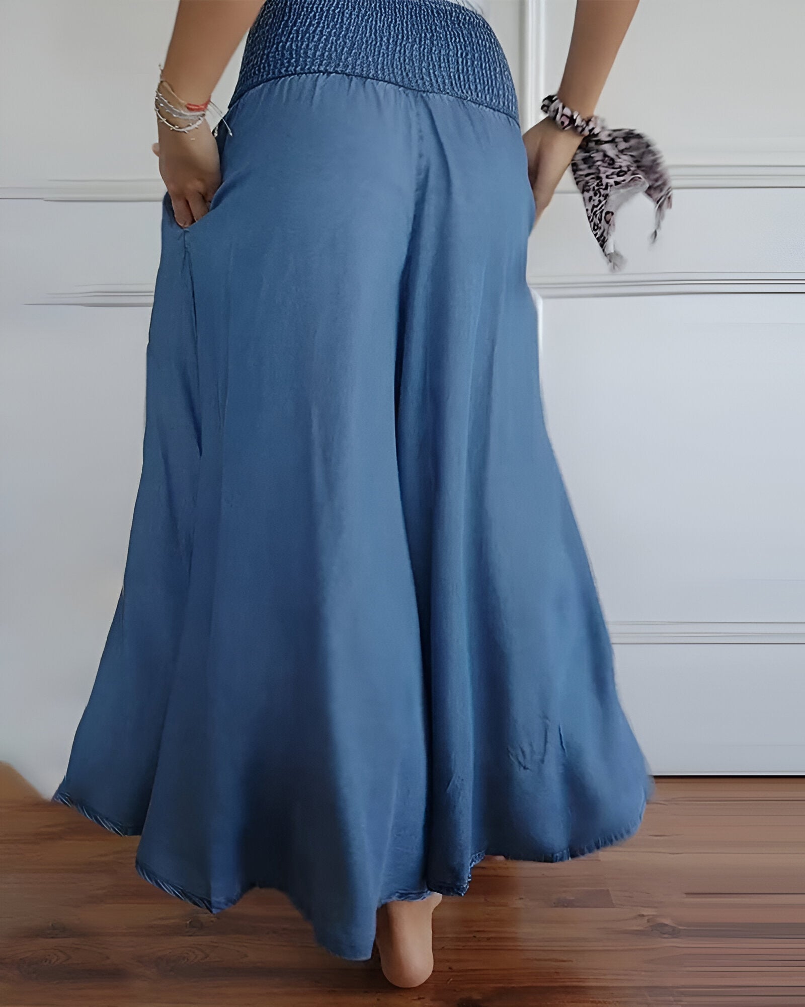 Adalgisa | Gonna Maxi con Vita Arricciata