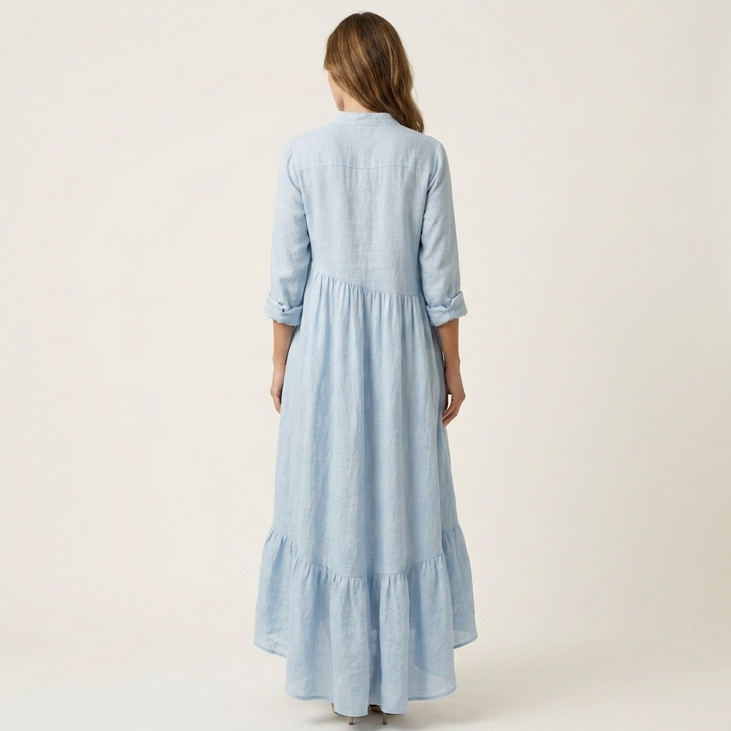 Dalila | Abito Maxi con Volant