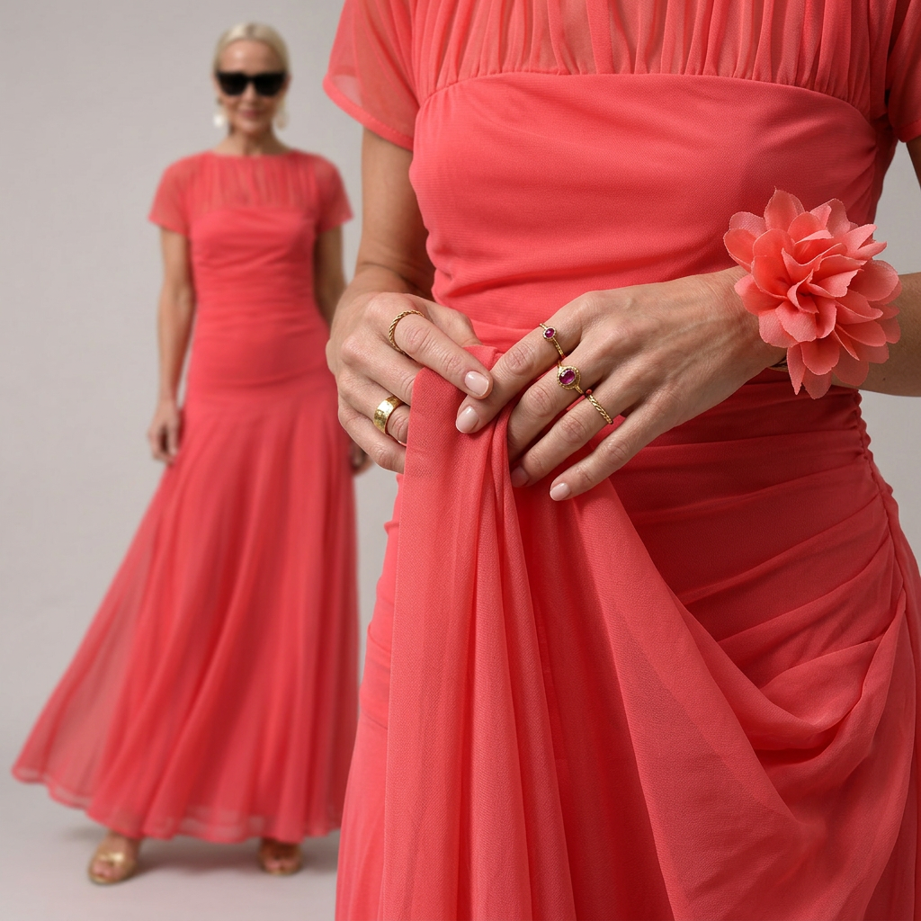 Lavinia™ | Abito in chiffon