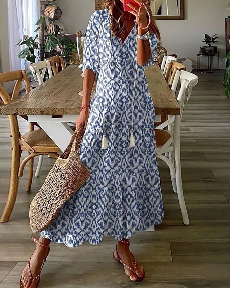 Ottavia | Abito Midi Boho Raffinato
