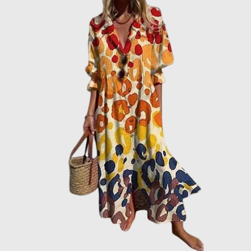 Fiorella | Abito Maxi Boho Eleganza Fluida