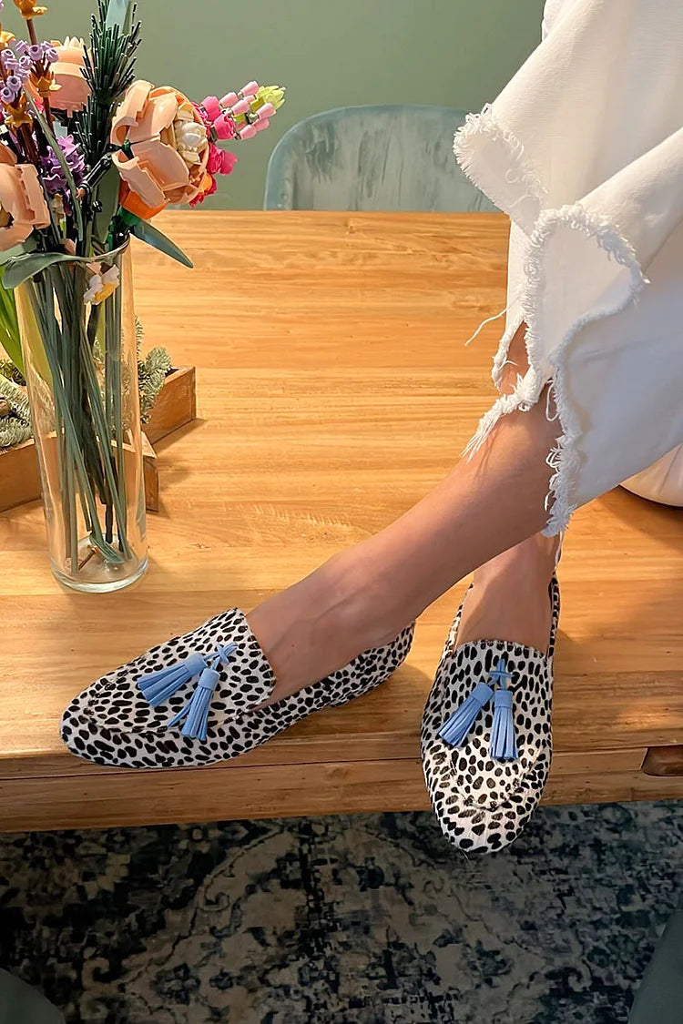 Odilia | Mocassini Animalier con Nappine
