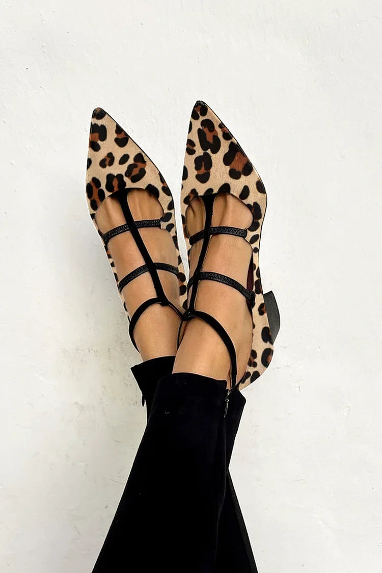 Morena | Ballerine Animalier con Cinturini