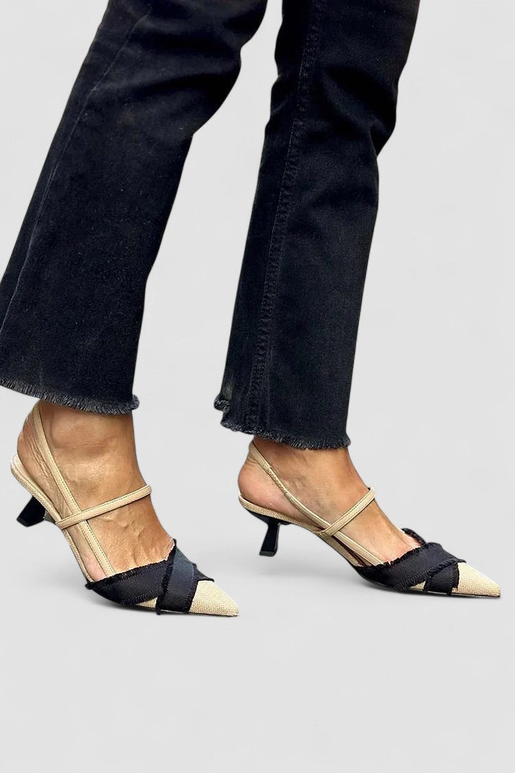 Floriana | Décolleté Slingback Bicolore