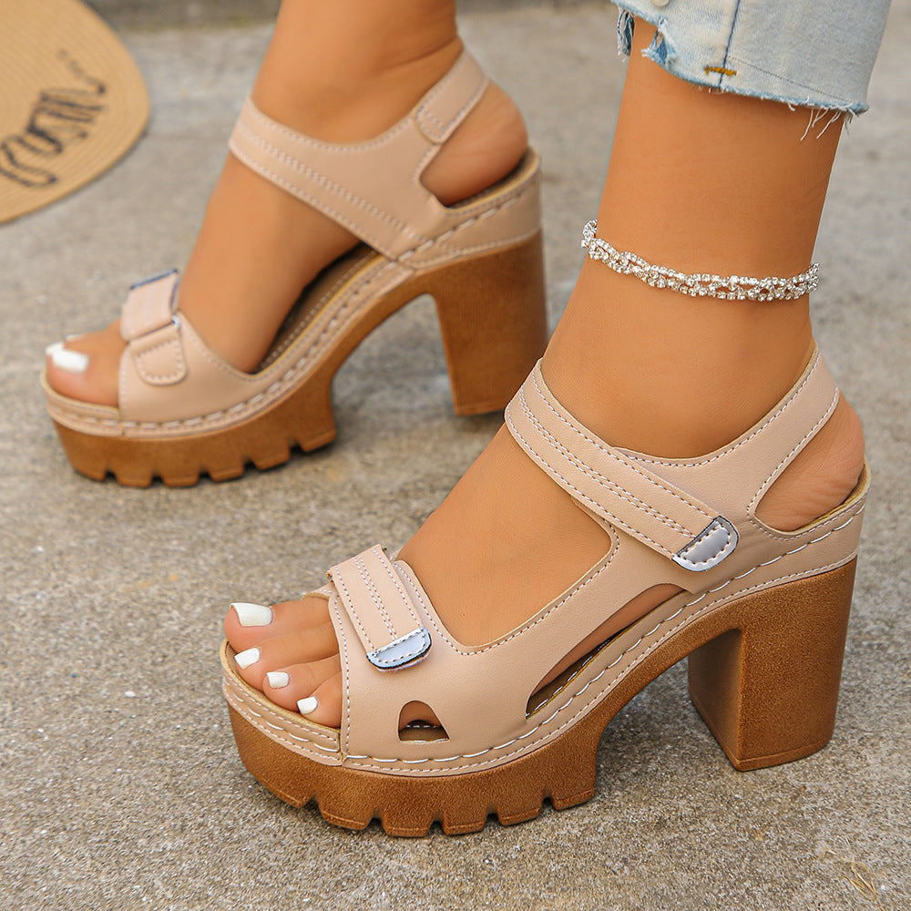 Valeria | Sandali con Zeppa Elegante