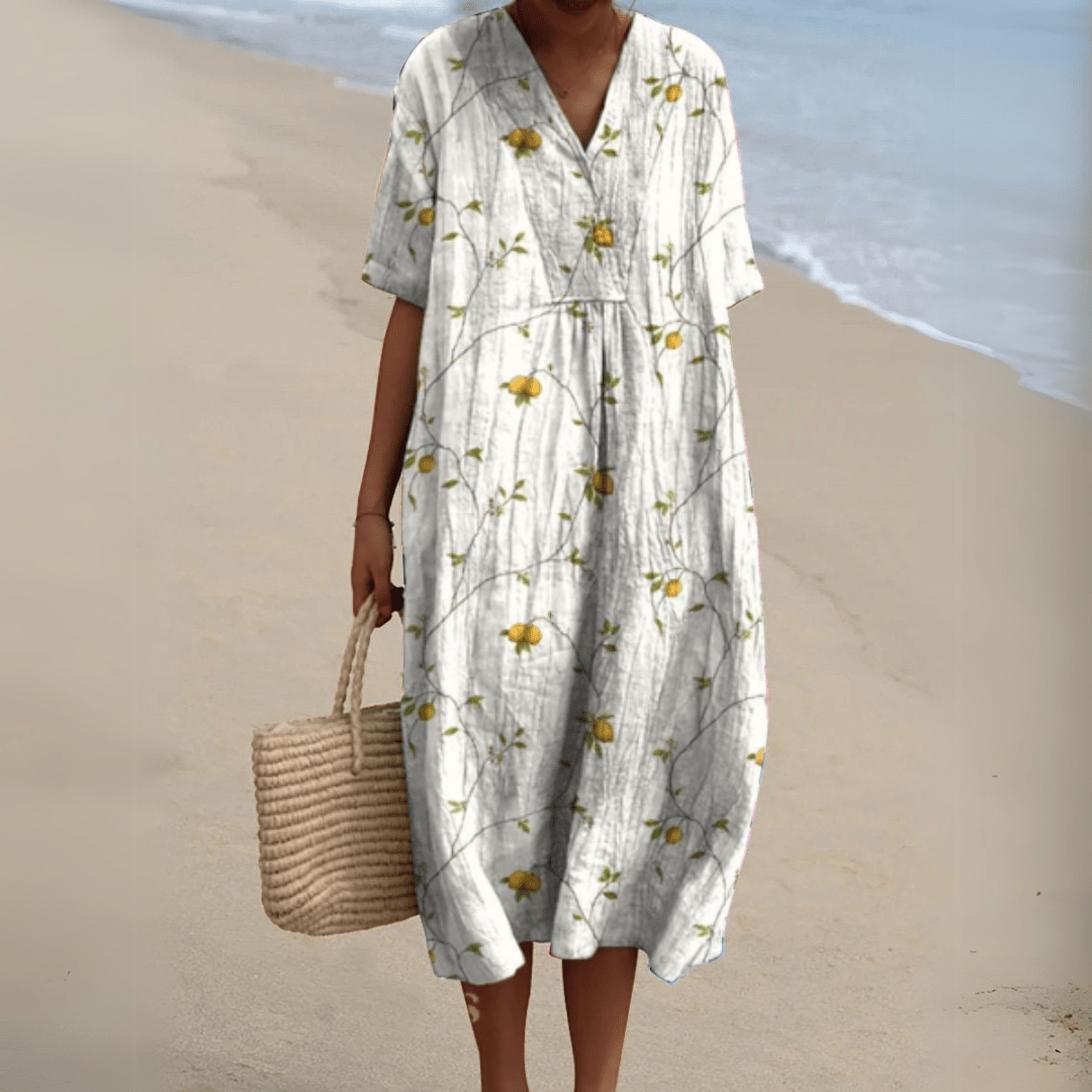 Nathalie | Abito elegante a fiori