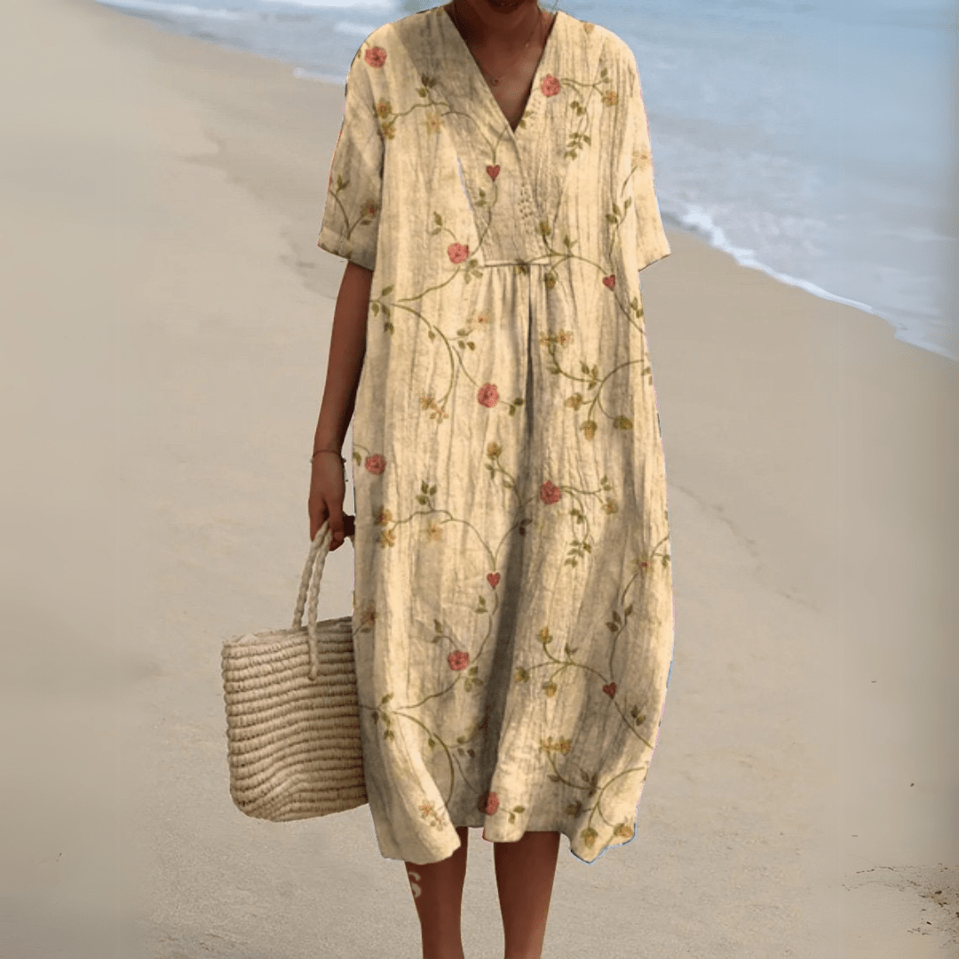 Nathalie | Abito elegante a fiori