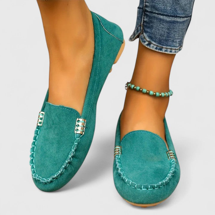 Noella | Mocassini Slip-On con Dettaglio Metallico
