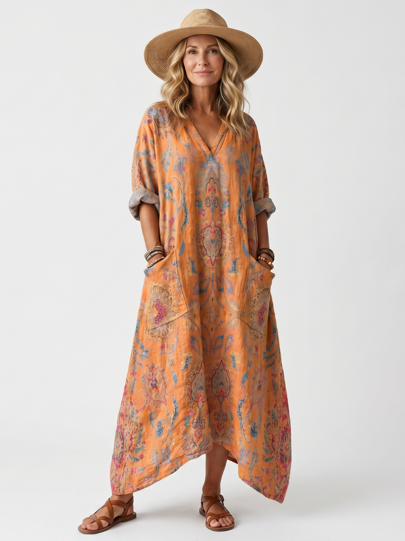 Benedetta | Abito Oversize con Scollo a V