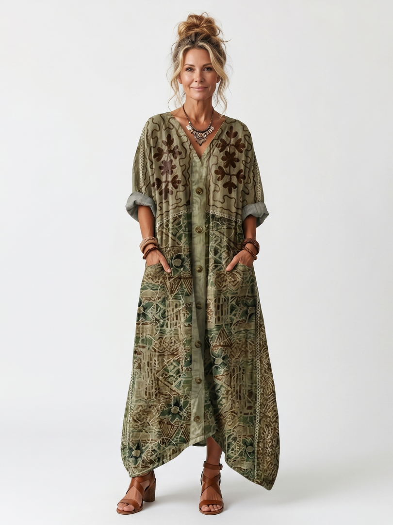 Miriana | Abito Boho Ricamato