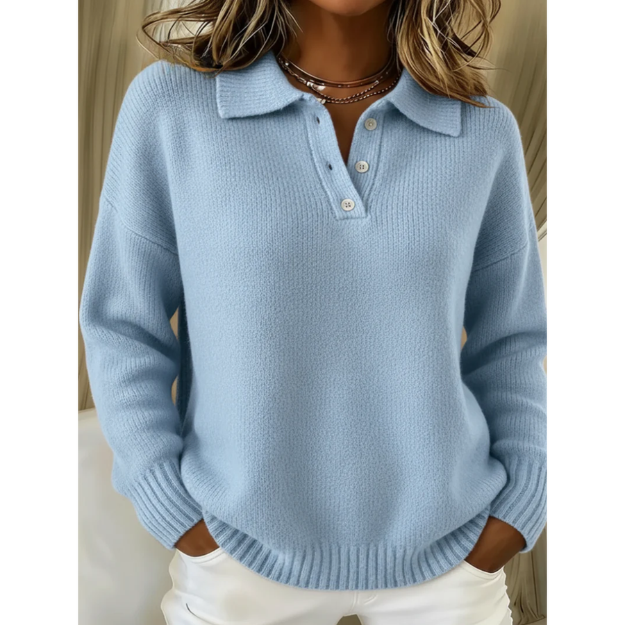 Gioiosa | Maglione con Colletto e Bottoni