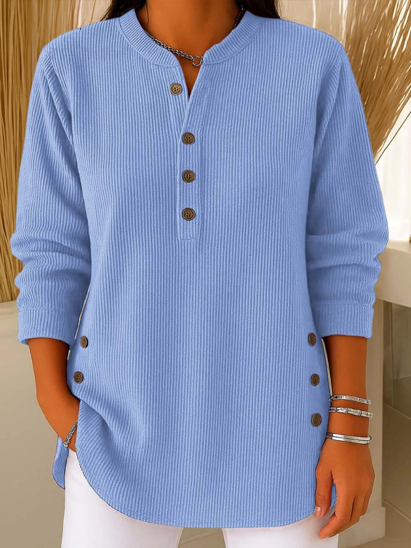 Clotilde | Maglione Lungo con Bottoni
