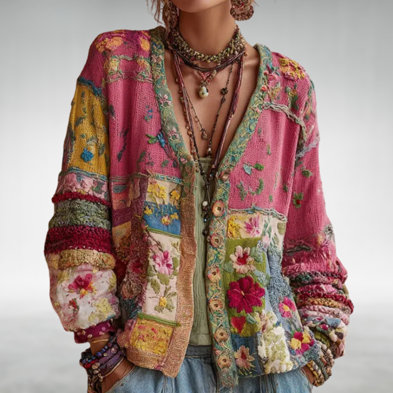 Magui | Cardigan Boho Patchwork