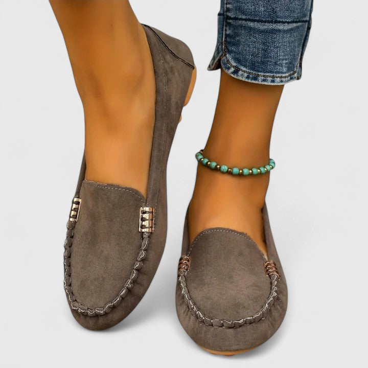 Noella | Mocassini Slip-On con Dettaglio Metallico