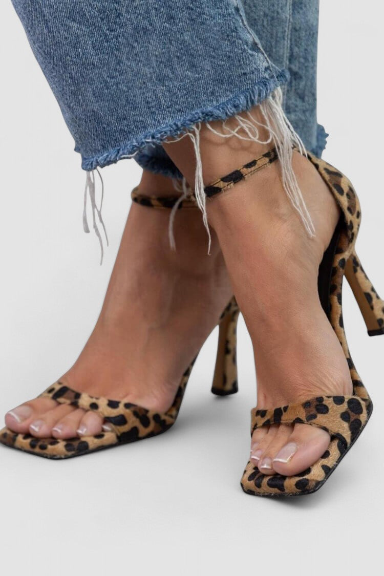 Milena | Sandali Animalier con Tacco