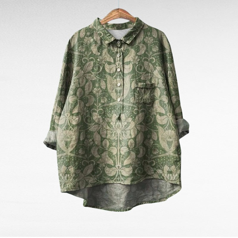 Azzurra | Blusa Estiva Elegante Un'eleganza